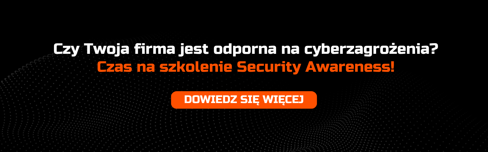 Baner promujący szkolenie Security Awareness