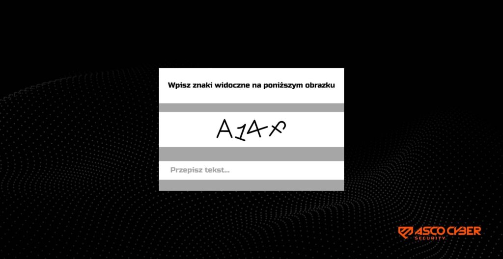 Captcha przepisz znaki
